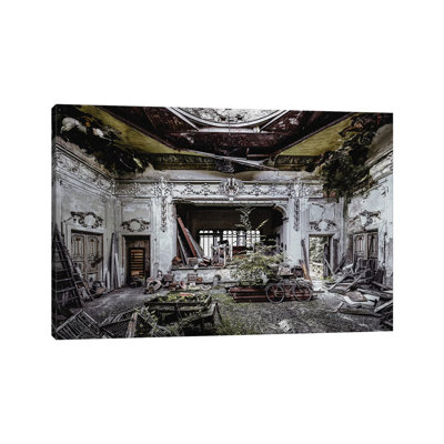 Decay And Details In A Derelict Theatre by Simon Yeung - Print on Canvas