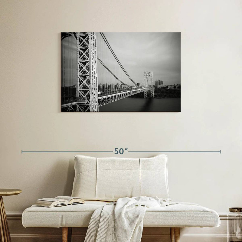 Lilie BW George Washington Bridge, 24" H x 36" W