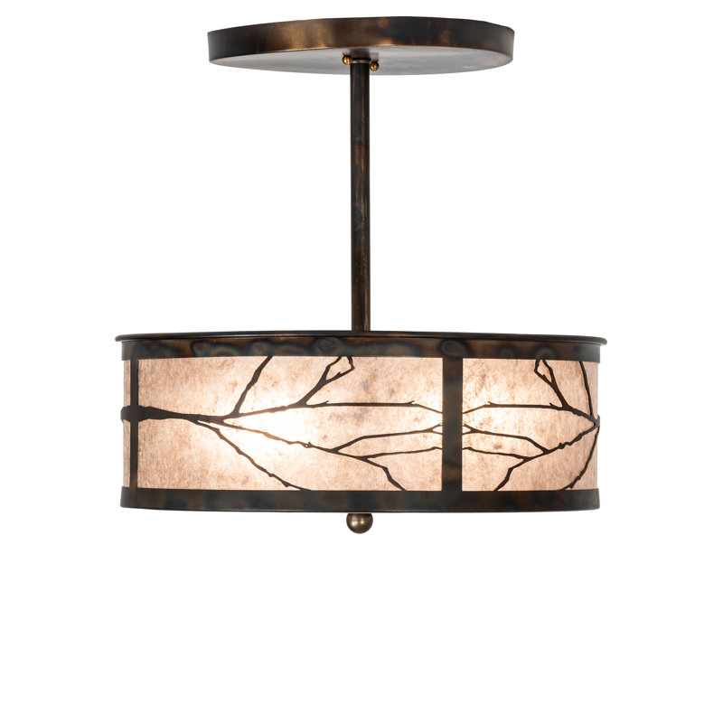 2 - Light Semi Flush Mount