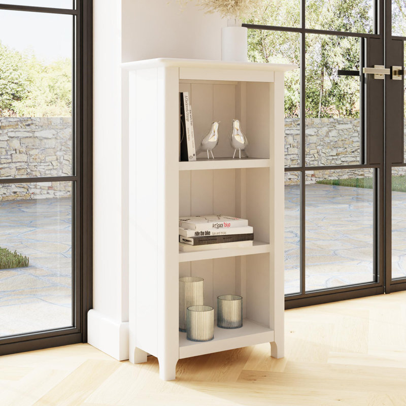 Accetturri 3 Tier Bookcase Putty, Ivory White