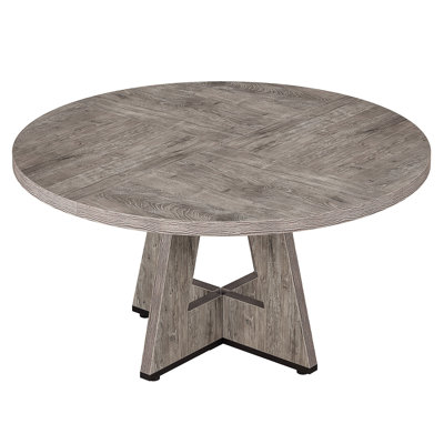 TribeSigns 47" Round Farmhouse Dining Table