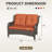 Meikel 49'' Wide Straight Wicker Loveseat with Cushions-700311640