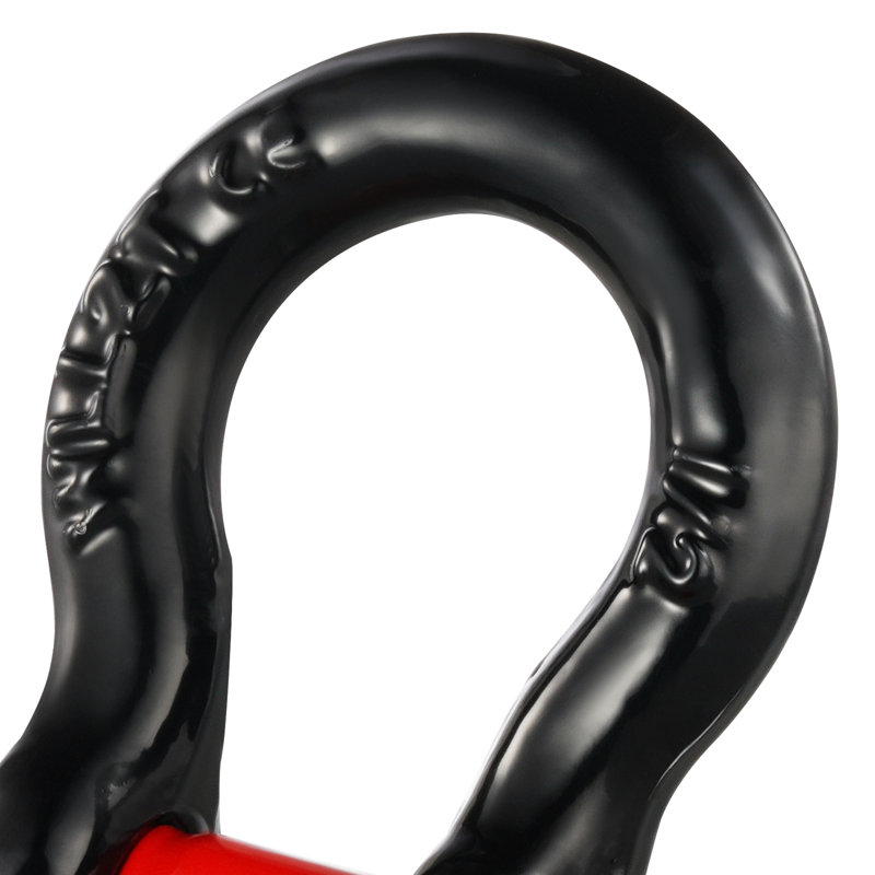 1/2" D-Ring Shackle, 4 Pack Alloy Steel Shackles, 3.15" H x 2.56" W