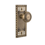 Craftsman Plate with Deco Door Knob