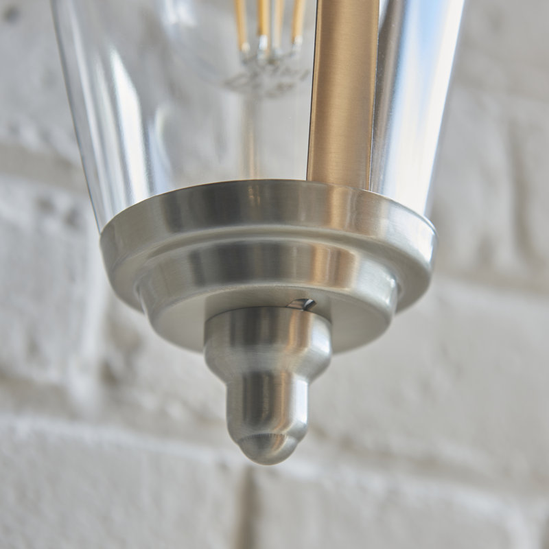 Rumbaugh Stainless Steel 31.5cm H Outdoor Wall Lantern