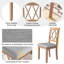 Ensemble de 2 chaises de salle à manger avec dossier croisé-204429284