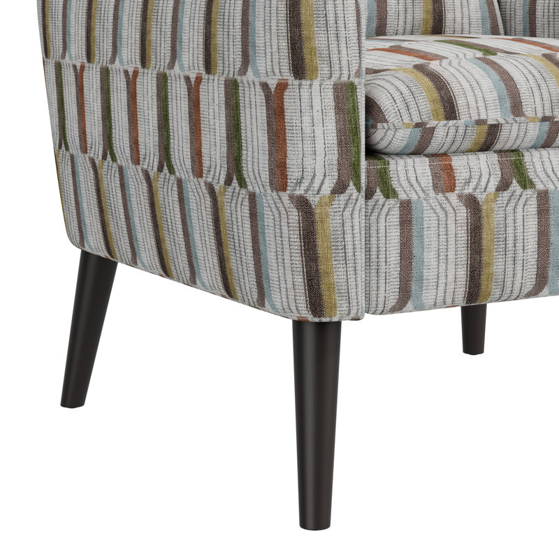 Ensemble de salon Wilmington Mid-Century, Mocha/Brown/Green/Blue Boucle