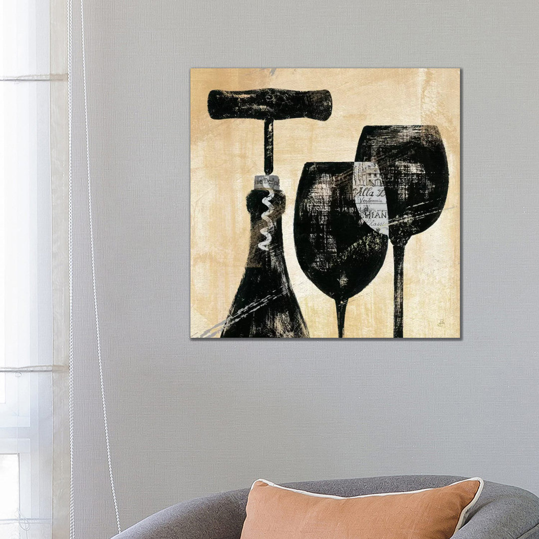 Wine Selection II von Daphne Brissonnet - Galerie-verpackte Leinwand Giclée auf Leinwand