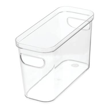 Tidy Crafts Clear Round Plastic Containers with Attached Lids -Pack of 12-2  1/2 Round