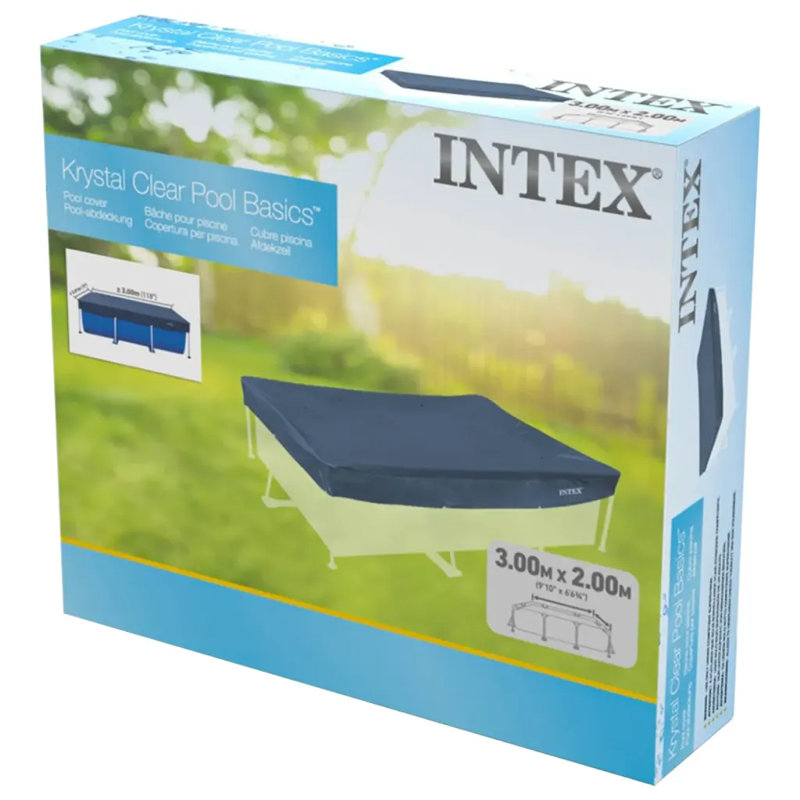 Intex Pool Cover, 0.5cm H x 200cm W x 300cm D