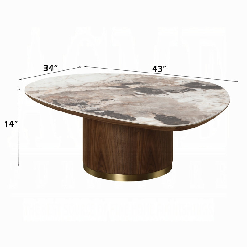 Table basse Willene avec plateau en céramique
