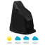 Housse de protection pour fauteuil roulant motorisé imperméable, coupe-vent, résistant aux rayons UV, noir