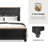Fontevraud Solid Wood Panel Bed-103485977