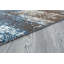 Tapis crème / turquoise à motif abstrait Poche-1339412555
