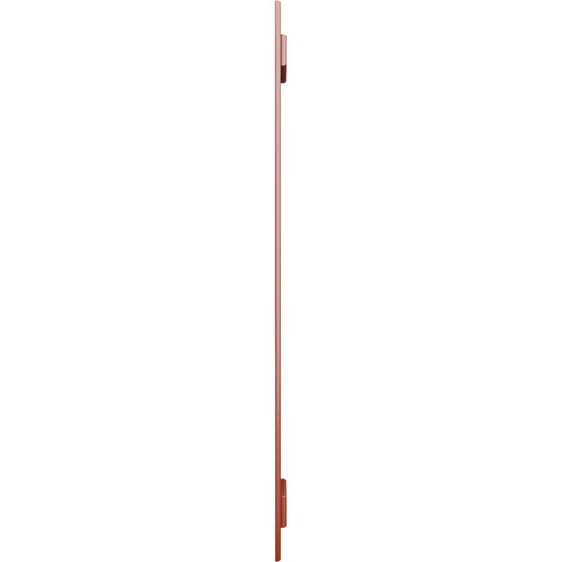 Volets en PVC True Fit à deux planches espacées, Poivre rouge, H 75 po x l 11,25 po x P 0,625 po