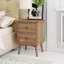 45cm W Solid Wood Bedside Table