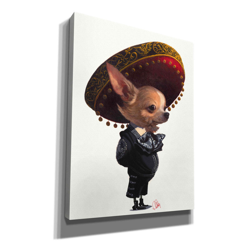 «Brocky Red Barrel Studio» «Senorita» par Thomas Fluharty, estampe numérique sur toile, L 12 po x H 16 po x P 0,75 po