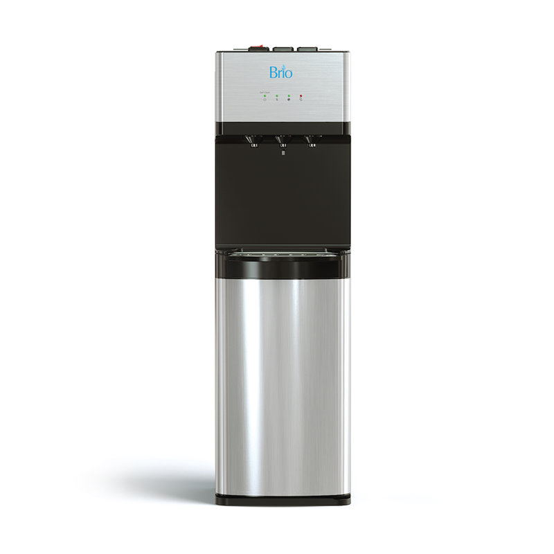Brio Stainless Steel Bottleless Hot and Cold Water Cooler Dispenser