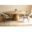 Ensemble de 2 chaises d'appoint Barrett au fini pierre de style Mid-Century sur cuir véritable
