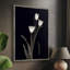 «Tulip Pose I», reproduction encadrée - bois massif 48154-1990261838