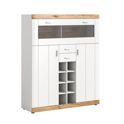 Earlton 117cm Wide 2 Drawer Highboard
