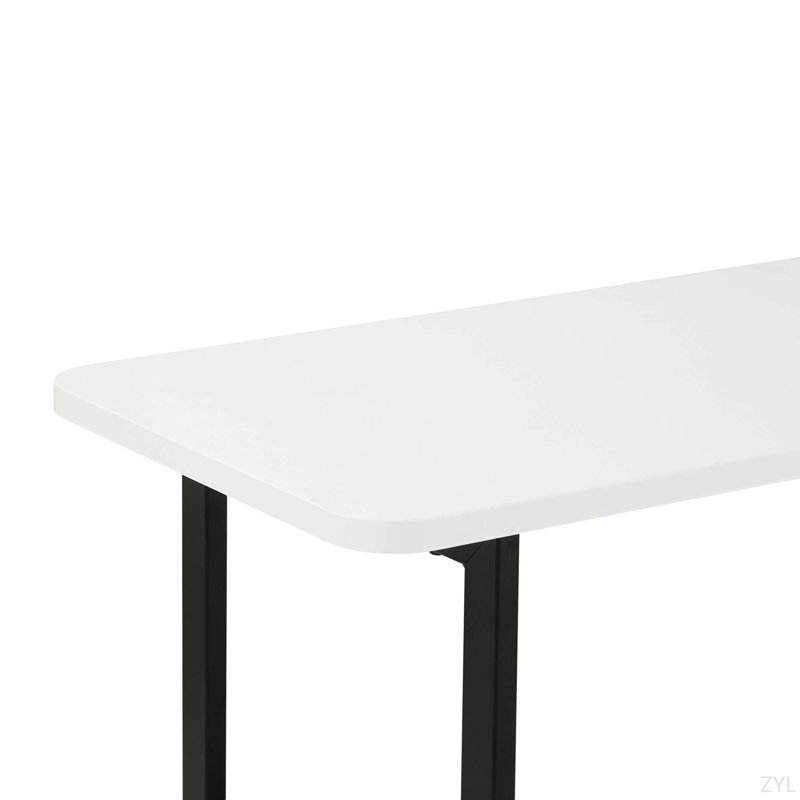 Console 71 po avec tablette, Blanc