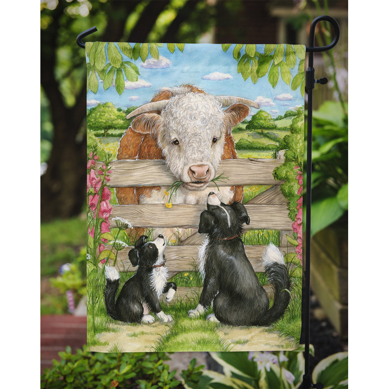 Double Sided Polyester Animal Garden Flag, 15" H  x 11" W