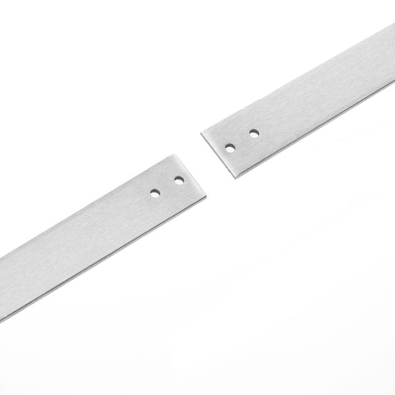 Brushed Nickel Steel Track, 54 in.