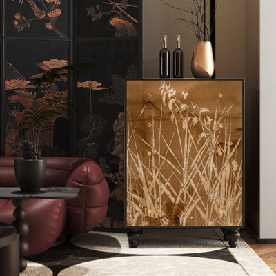 Commode d'appoint en bois massif Simple Creative