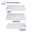 60 In. X 32 In. Rectangle White Acrylic Bathroom Alcove Shower Pan Base With Left Hand Drain-118624758-118624759