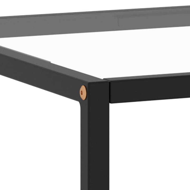Table basse Ebern Designs, H 13,8 po x L 39,4 po x l 19,7 po, Trempé