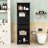 Tall 3 Drawers Bathroom Storage Cabinet with Adjustable Shelves-1914442931