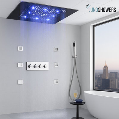 Antibes Copper Shower Room Mixing Valve 2, 3, 4, 5 Way Water Outlet with Hot Cold Control