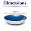 Assiette ronde creuse Vitale en porcelaine de qualité supérieure TWISTER-BLUE-658152206