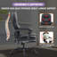 Grand et grand fauteuil de direction avec repose-pieds, fauteuil de bureau inclinable et pivotant ergonomique