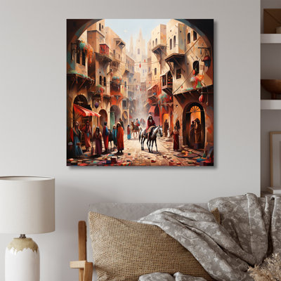 Jour de marché mexicain II - art mural mexicain