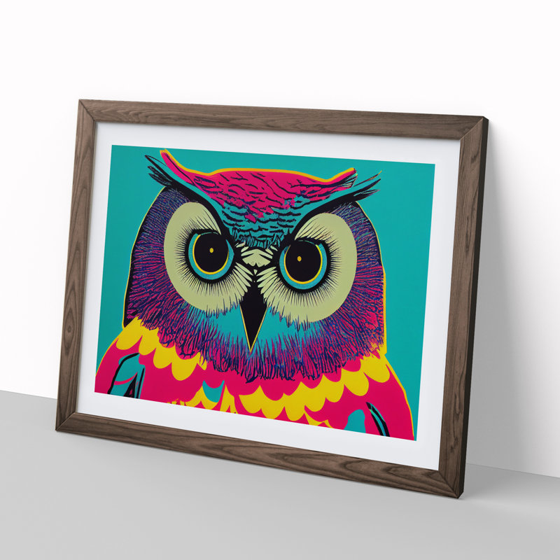 Colourful Owl Vol.3 - Framed Print