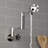 Kingston Brass Wendell Two-Handle 1-Hole Wall Mount Pot Filler Faucet with Knurled Handle-88082872