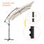 Scarlott 98.3" x 98.3" Square Umbrella-1915426805