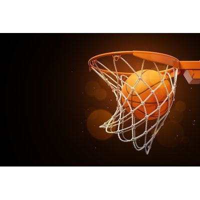 A Basketball by Gearstd - Wrapped Canvas Print