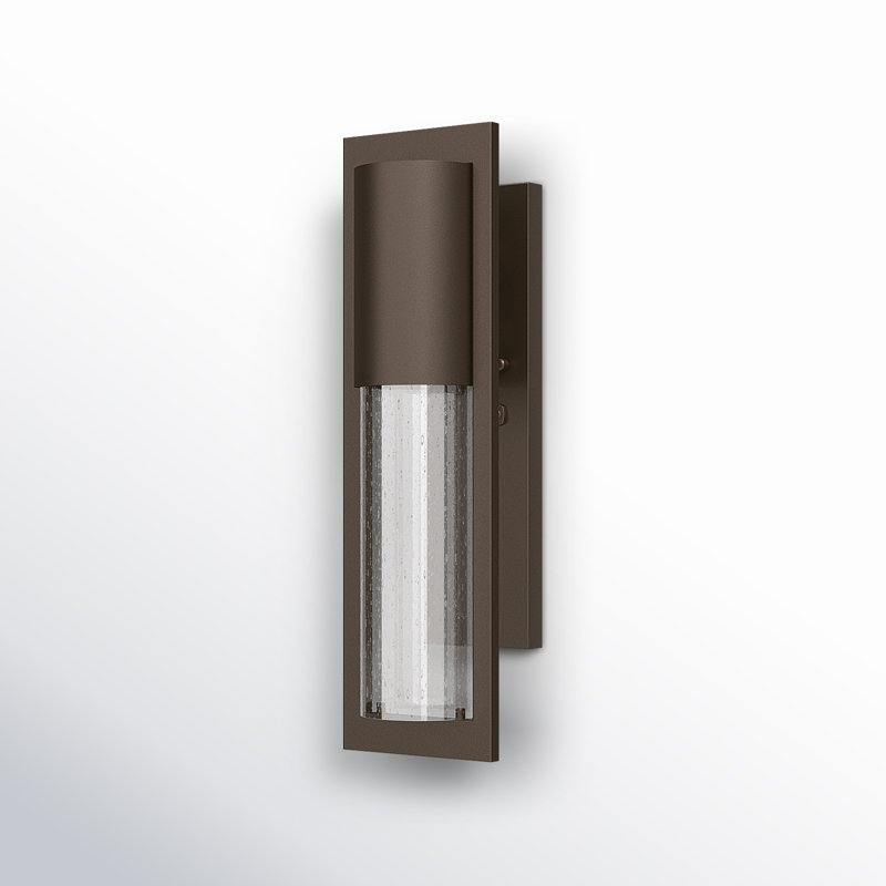 Dwell LED Outdoor Sconce, Buckeye Bronze, Incandescent, 15.5" H x 4.5" W x 4.75" D