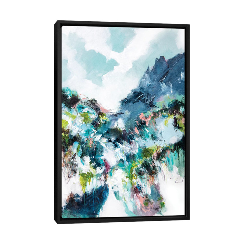 In the Rain 1 Piece Painting on Canvas, 66.04 cm H x 45.72 cm W, Black Framed