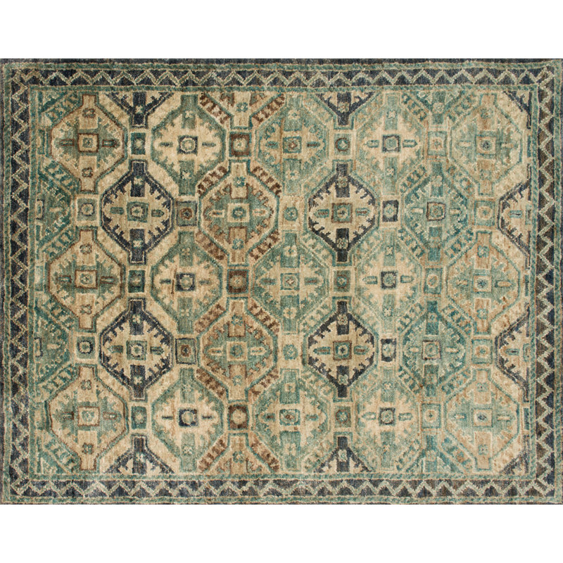 Zacarias Geometric Indoor Rug, Rectangle 9'6" x 13'6"