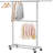 Double Rod Garment Rack, Grey