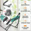 Hamacs portatifs Arlmont & Co. pour 2 personnes et 2 personnes avec hamacs pliables avec support, courroies d'arbre, sacs de transport pour le jardin-636135045