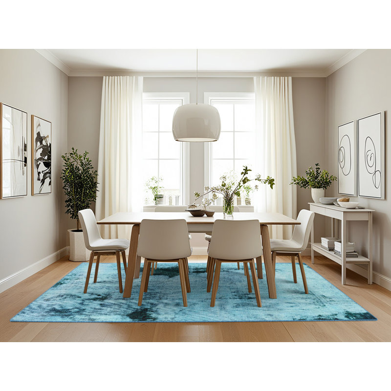 Tapis abstrait moderne 2096, Rectangle 7 pi x 10 pi