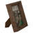 7.5" Classical Rectangular Photo 4" x 6" Picture Frame - Brown