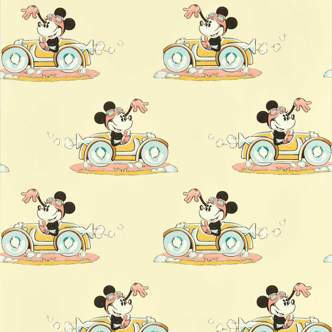 Glatte Tapete Minnie Unterwegs 10,05 m x 68,6 cm