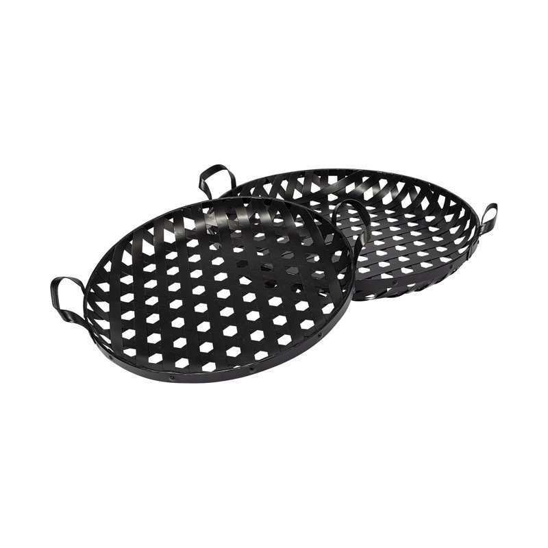 Ensemble de plateau de coiffeuse 2 pièces Maelie