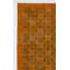 Tapis turc moderne fait à la main de couleur orange avec motif floral 5,3 x 8,8 pi